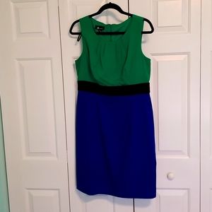 AB Studio green and blue dress size 14